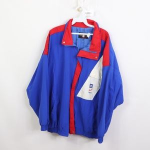 90s Mens 2XL General Motors Full Zip Jacket Blue